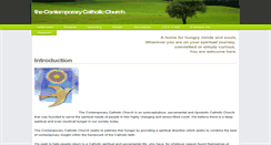Desktop Screenshot of contemporarycatholicchurch.org